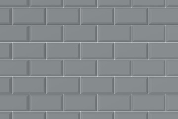  Modern brick wall. 3D rendering.