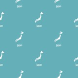 Fototapeta Dinusie - Japan map in black. Simple illustration of Japan map vector isolated on white background