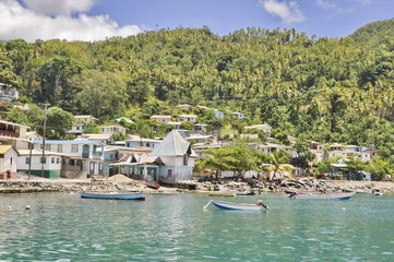 Canvas Print - Soufriere, Saint Lucia