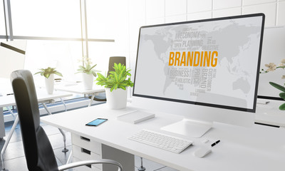 Poster - computer office branding