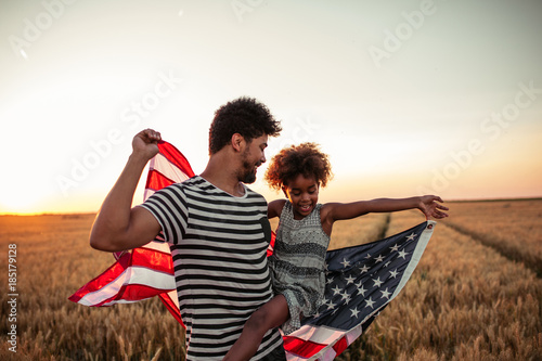 Fotografía Celebrating independence day with my little girl !