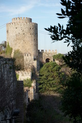 Wall Mural - Rumeli Fortress and fortress garden