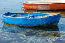 Old Wooden Rowing Boat - Sicily Italy