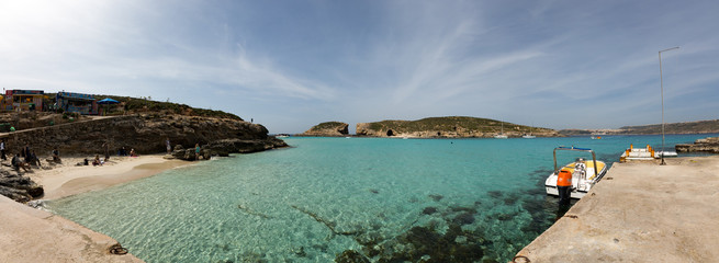 Canvas Print - Blue Lagoon on Malta