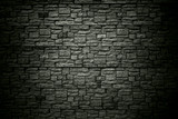 Fototapeta Desenie - Stone wall. Background, texture stone bricks. Vignetting