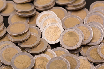 euro coins