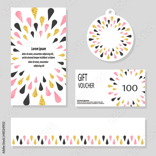 Vector set of celebration b...