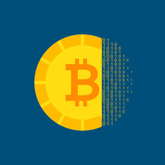 Poster - Bitcoin Cryptocurrency Concept