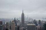 Fototapeta Nowy Jork - Aerial view new york city 