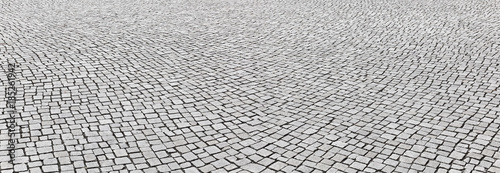 Fotografía Kopfsteinpflaster im Panoramaformat