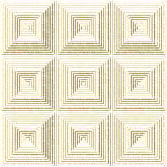 White and gold modern geometric texture. A seamless vector background.