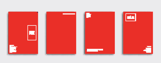 Vector cover designs. Future Poster template. Smartphone modern background set.