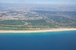 The air view of Costa da Caparica. Almada. Portugal
