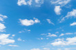 Leinwandbild Motiv Clouds and blue sky