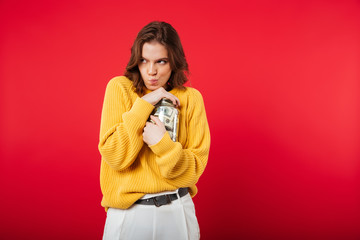 Wall Mural - Portrait of a young woman