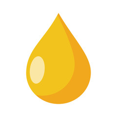 Wall Mural - Tropfen Öl Flat Design Icon