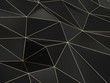 Black Abstract Background 3D Rendering