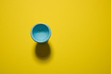 Eggcup On A Yellow Background