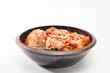 © papii - Kimchi on a crock head dish isolated