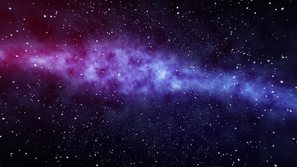 Wall Mural - star field in cosmos illustration