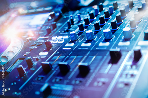 Platine DJ fête et musique Tableau sur Toile