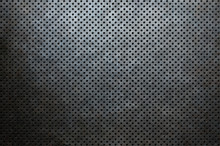 Metal Background Dot Pattern Old