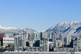 Fototapeta Mapy - Wintery Vancouver