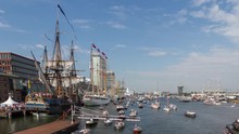 Time Lapse Of The Boats At Sail Amsterdam Festival