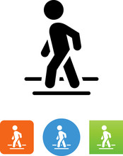 Crossing Sign Icon