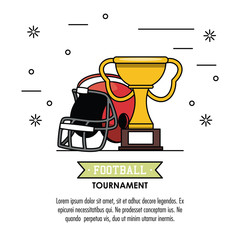 Canvas Print - American football tournament infographic icon vector illustration graphic design