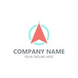 © mblegenduk - Compass arrow vector travel direction logotype template illustration