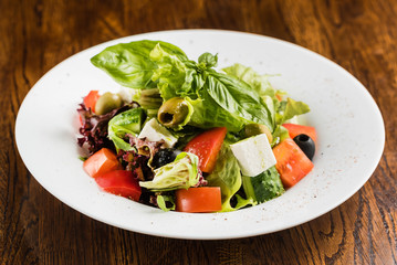 Canvas Print - greek salad