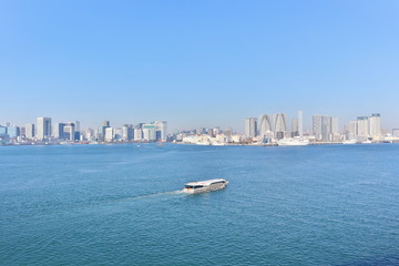 View of Tokyo Bay, Japan