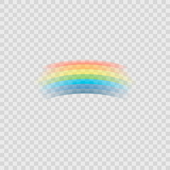 Canvas Print - Gradient rainbow effect