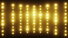 A Wall Of Light Projectors, A Flash Of Light 3d Illustration