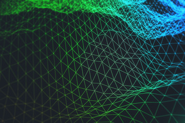 Poster - Abstract polygonal background