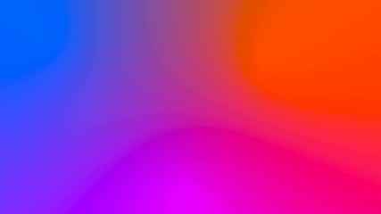 Poster - Multicolored motion gradient background. Seamless loop