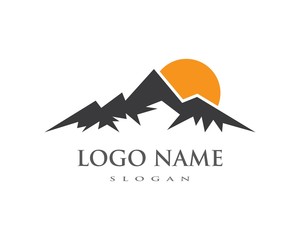 Poster -  Mountain icon  Logo Business