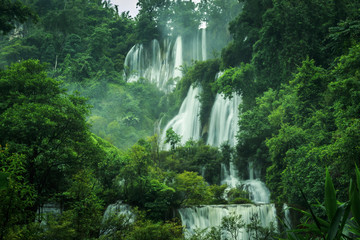 Obraz na płótnie dżungla woda tajlandia park