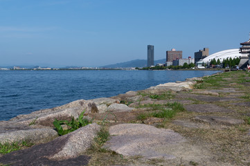 The Bridge in Lake Biwa