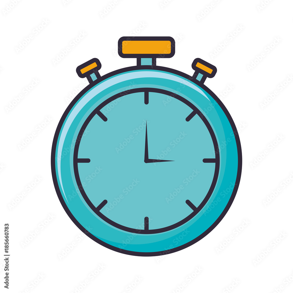 stopwatch vector illustration Stock Vector | Adobe Stock