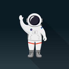 Wall Mural - Astronaut Flat Design Icon