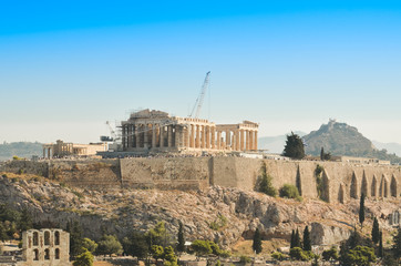 Fototapete - Parthenon Acropolis in Athens  Greece