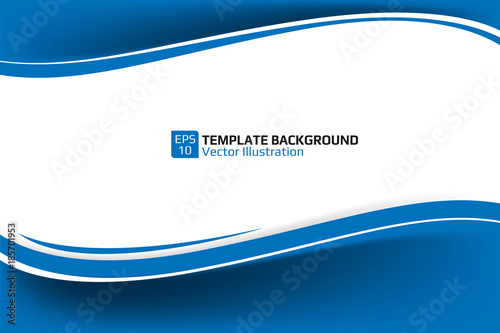 Fotografía Abstract Graphic Wave Background Template Vector