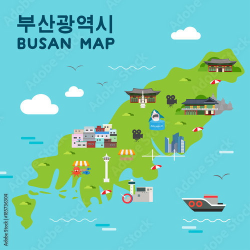 Busan Travel Map