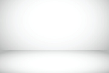 Aufkleber - gradient gray studio background copy space using as simple clean background or wallpaper