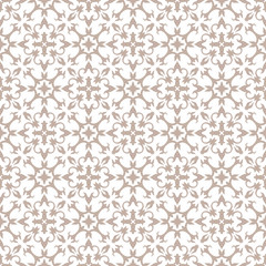 Wall Mural - Seamless wallpaper pattern. Vector vintage pattern.