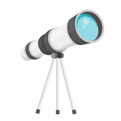 Wall Mural - Teleskop Flat Design Icon