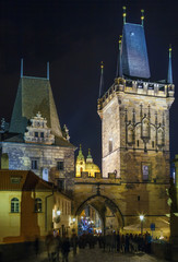 Wall Mural - Charles bridge tower, Prague