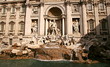 Detail of Trevi fountain, Rome
